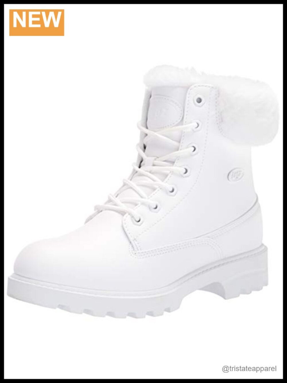Lugz Women's Empire Hi Faux Fur Chukka Boot with Memory Foam